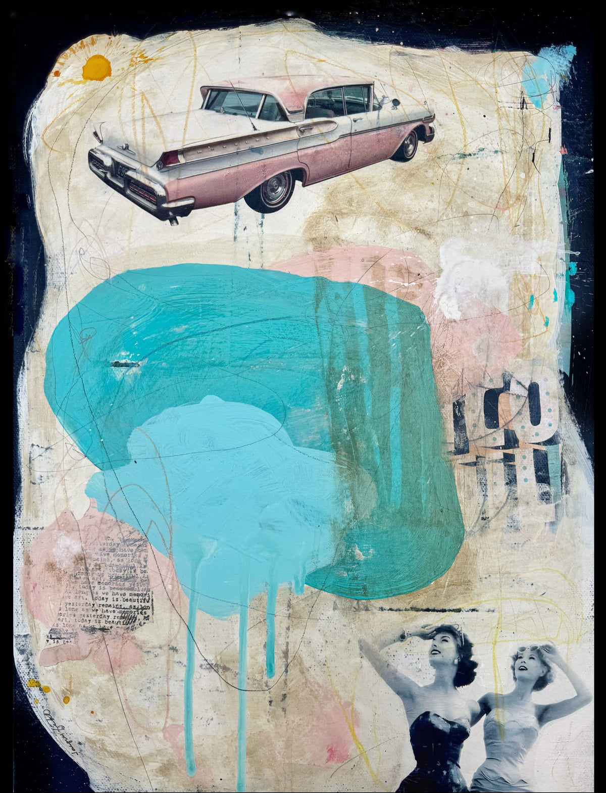 Ya Better Call In Sick Miriam, Looks Like We’re Going To Vegas — Paper Print by Jacqui Fehl