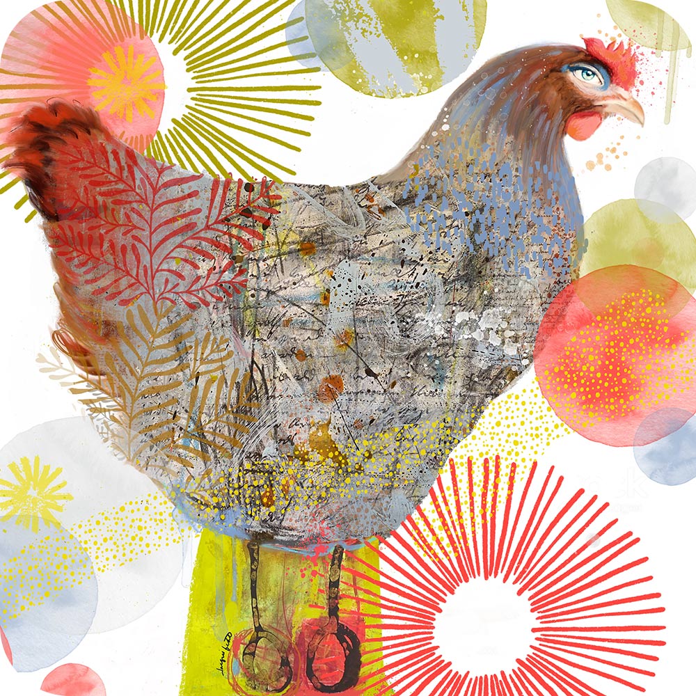Miss Mirabelle — Metal Print by Jacqui Fehl