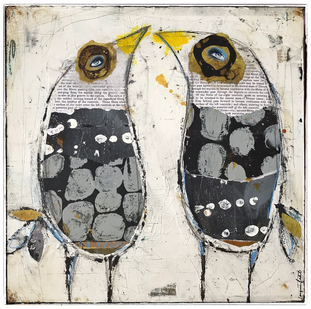 Best Friends — Paper Print by Jacqui Fehl