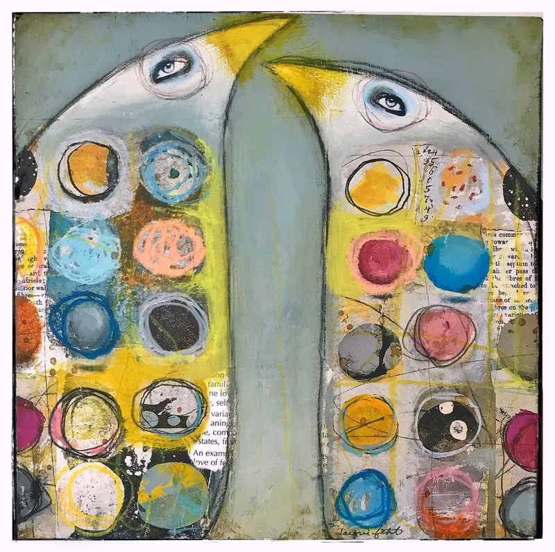 Best Friends 2 — Paper Print by Jacqui Fehl
