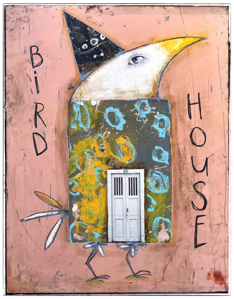 Bird House — Paper Print by Jacqui Fehl