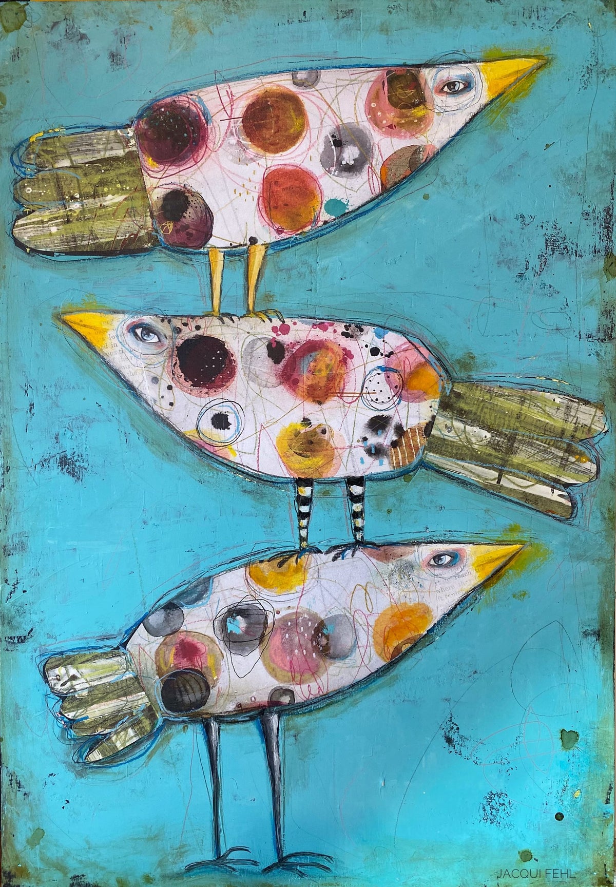 Catching a Lyft 2 — Paper Print by Jacqui Fehl