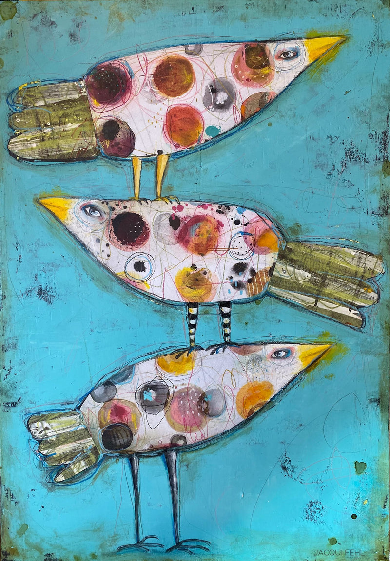 Catching a Lyft 2 — Paper Print by Jacqui Fehl