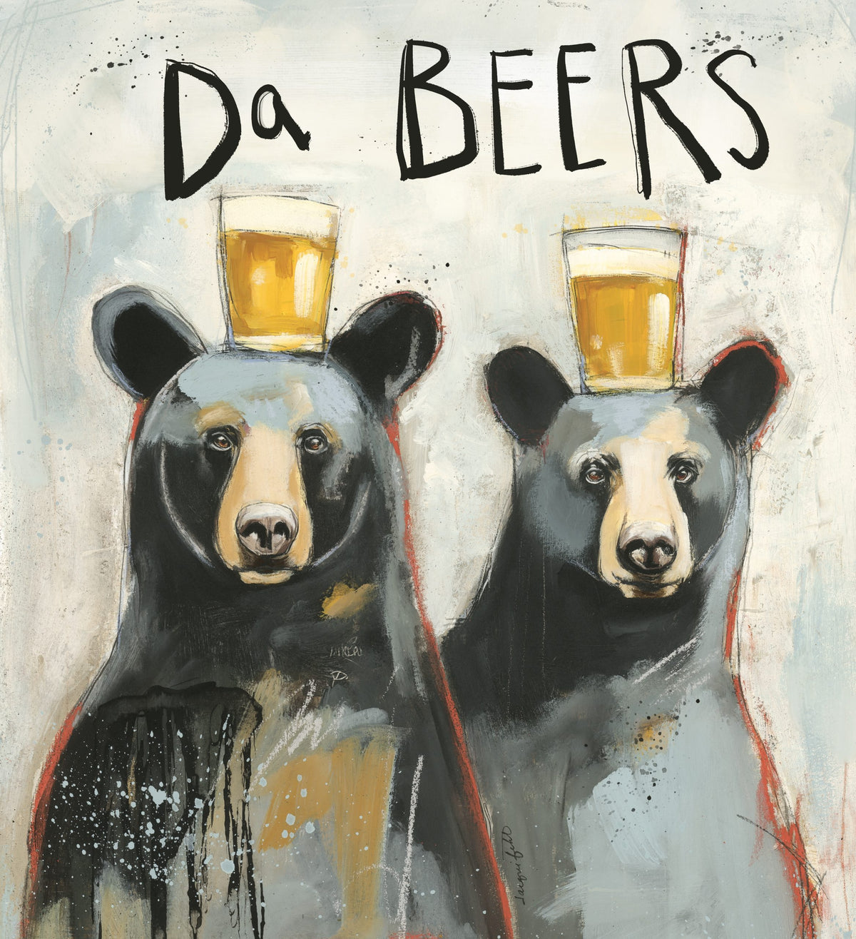 Da Beers — Metal Print by Jacqui Fehl