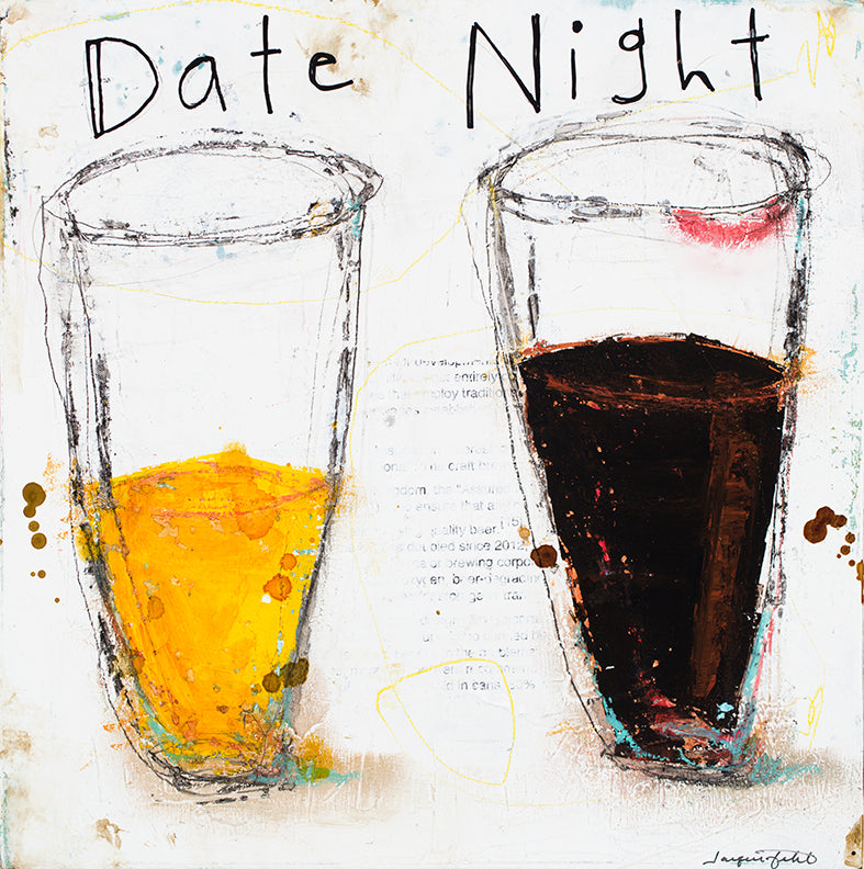 Date Night — Paper Print by Jacqui Fehl