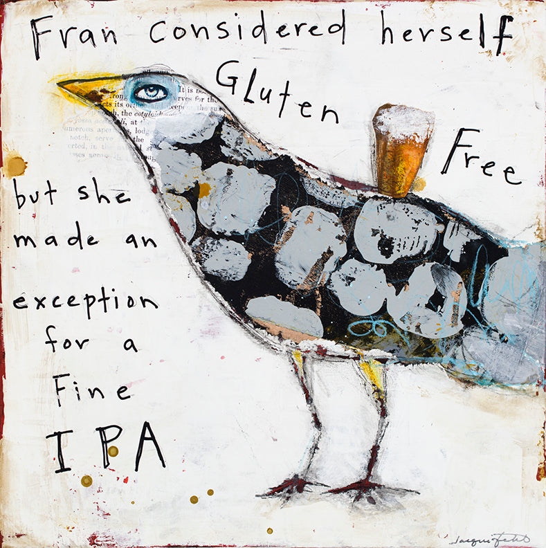 Gluten Free Fran — Paper Print by Jacqui Fehl