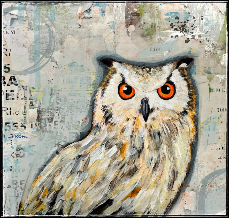 Hoot 3 — Paper Print by Jacqui Fehl