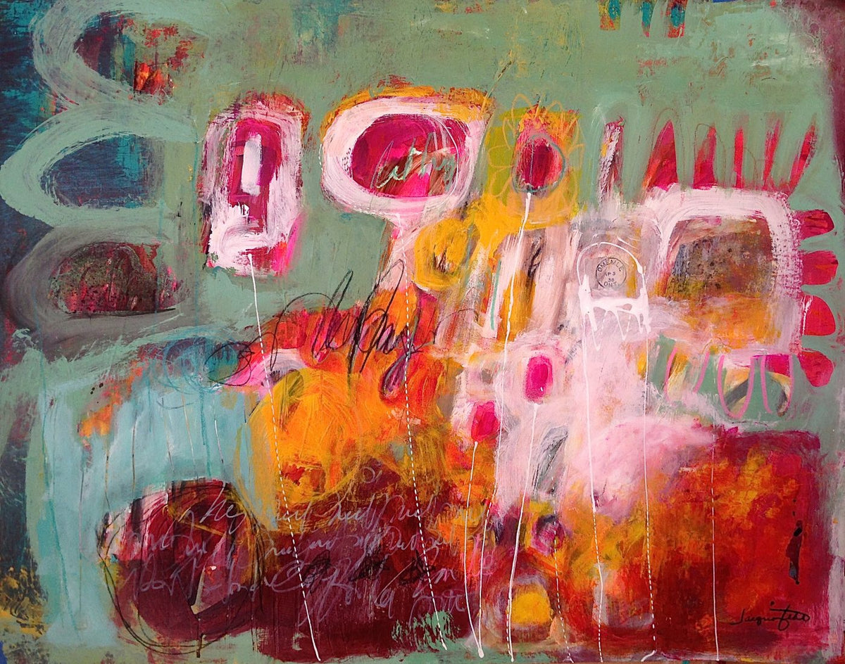 In Her Garden — Paper Print by Jacqui Fehl