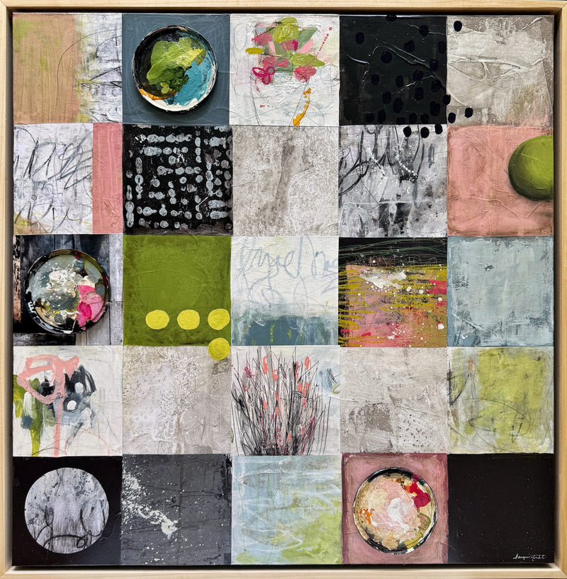 Symphony In Squares — Original Painting by Jacqui Fehl