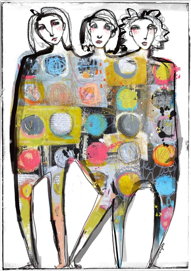 Together — Paper Print by Jacqui Fehl
