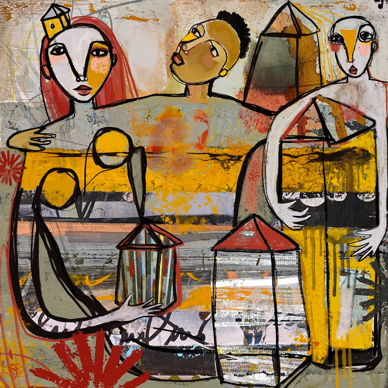 We Are Home — Paper Print by Jacqui Fehl