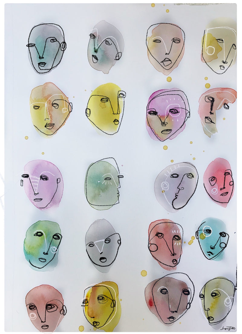 We The People — Paper Print by Jacqui Fehl