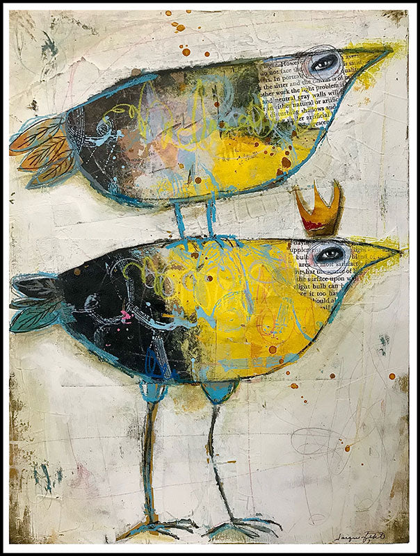 BirdeeZ — Paper Print by Jacqui Fehl