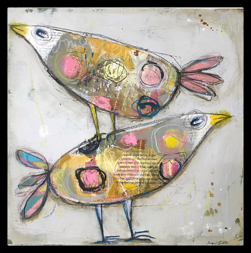 Hanging Out — Paper Print by Jacqui Fehl